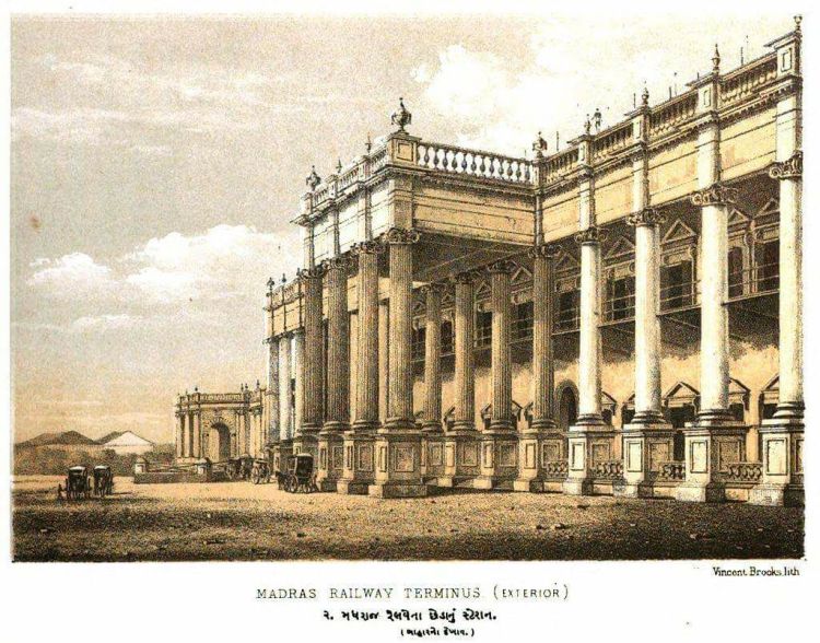Madras Central Station 1870s